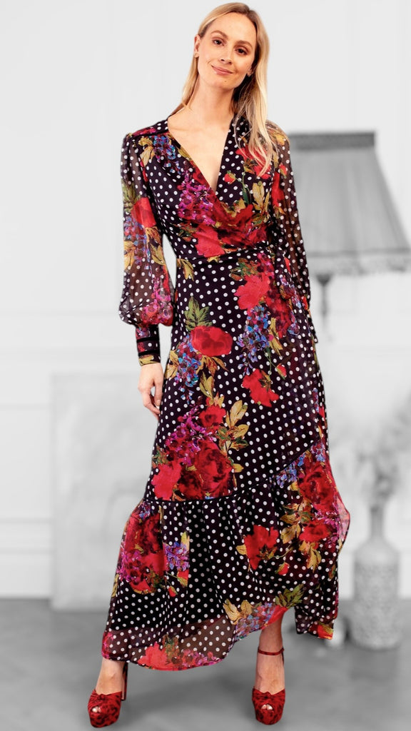 4-A1983 Hope & Ivy Moni Wrap Dress