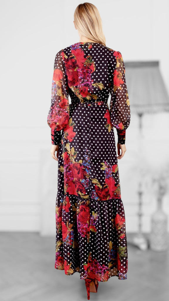 4-A1983 Hope & Ivy Moni Wrap Dress