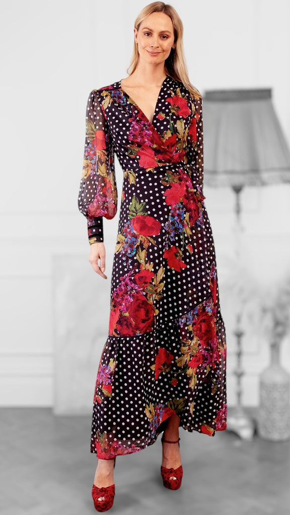 4-A1983 Hope & Ivy Moni Wrap Dress