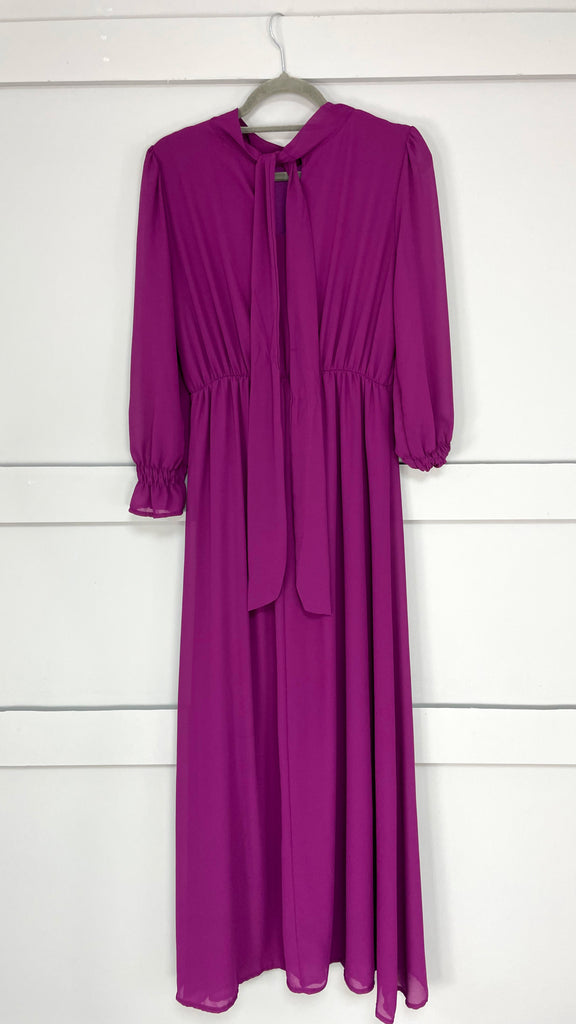 A2622 Tilly Magenta Midi Dress