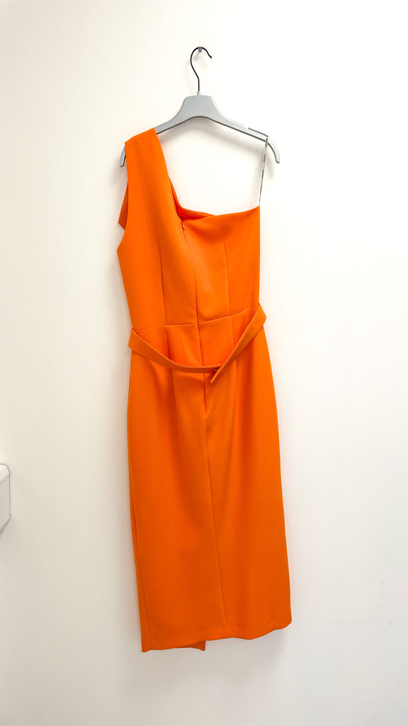 A1502 Mandarin One Shoulder Dress