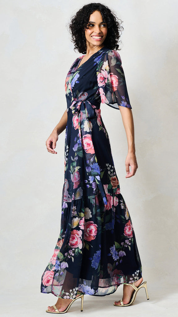 A2874 Hope & Ivy Ayame Wrap Dress