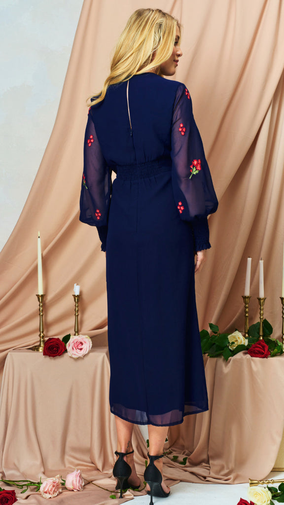 A2584 Hope & Ivy Jodie Embroidered Dress