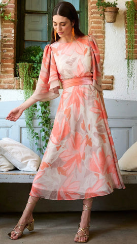4-A1020 Frmosa Multi Print Dress