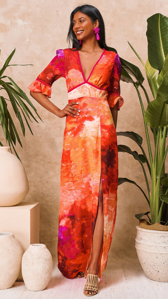 4-A2353 Hope & Ivy Christina Open Back Dress