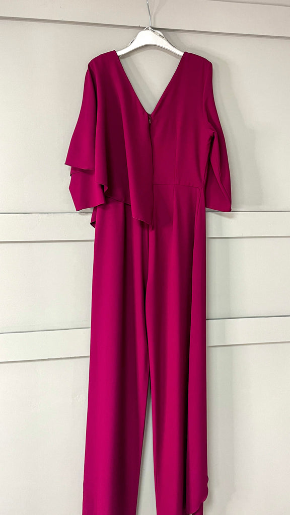 A2578 Aggie Cape Jumpsuit