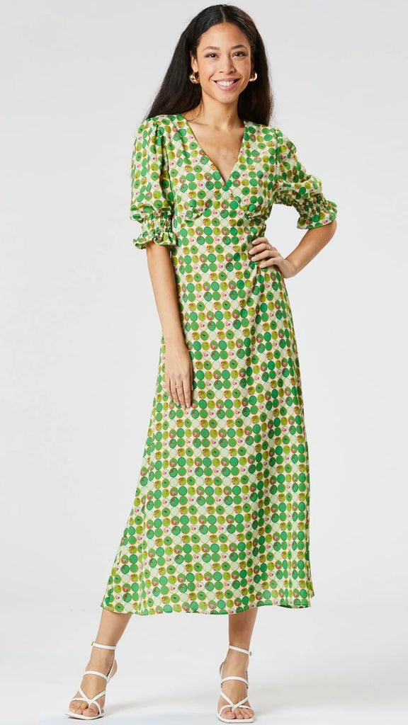 4-A0500 Cesca Printed Dress