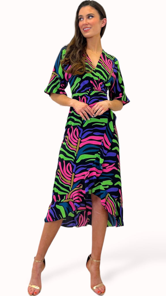 4-A0557 Multi Print Shelby Dress