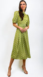 A0862 Honey Dotty Green Dress