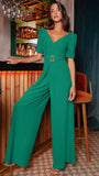 5-A1381 Romy Jumpsuit Green