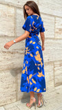 A0964 Serena Royal Abstract Dress