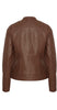 A1125 Byacom Faux Leather Jacket Brown