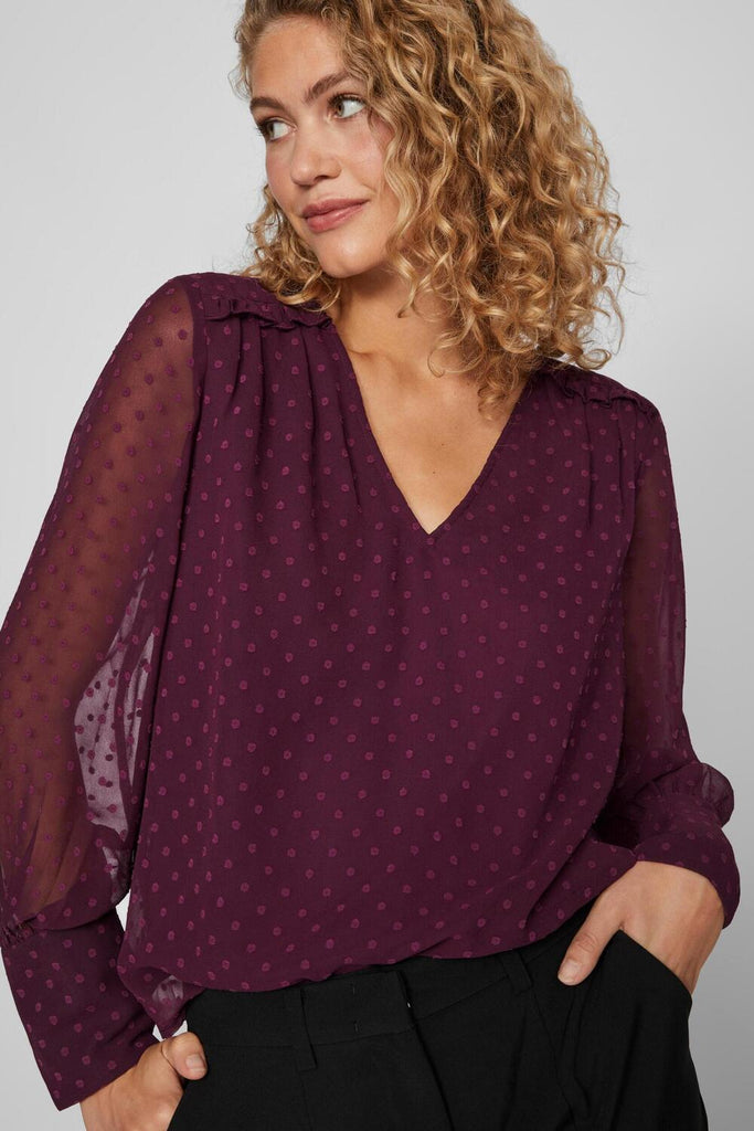 A1202 Edee Blouse Winter Bloom