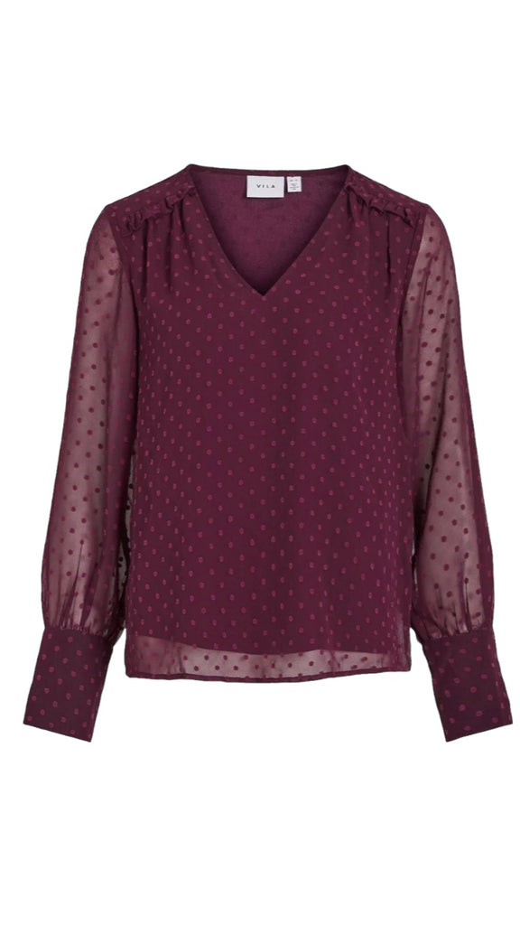 A1202 Edee Blouse Winter Bloom