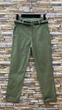 A1061 Khaki Chino Trousers