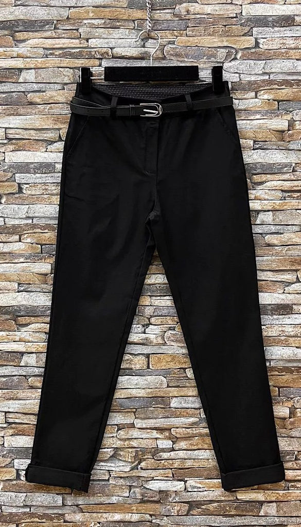 A1062 Black Chino Trousers
