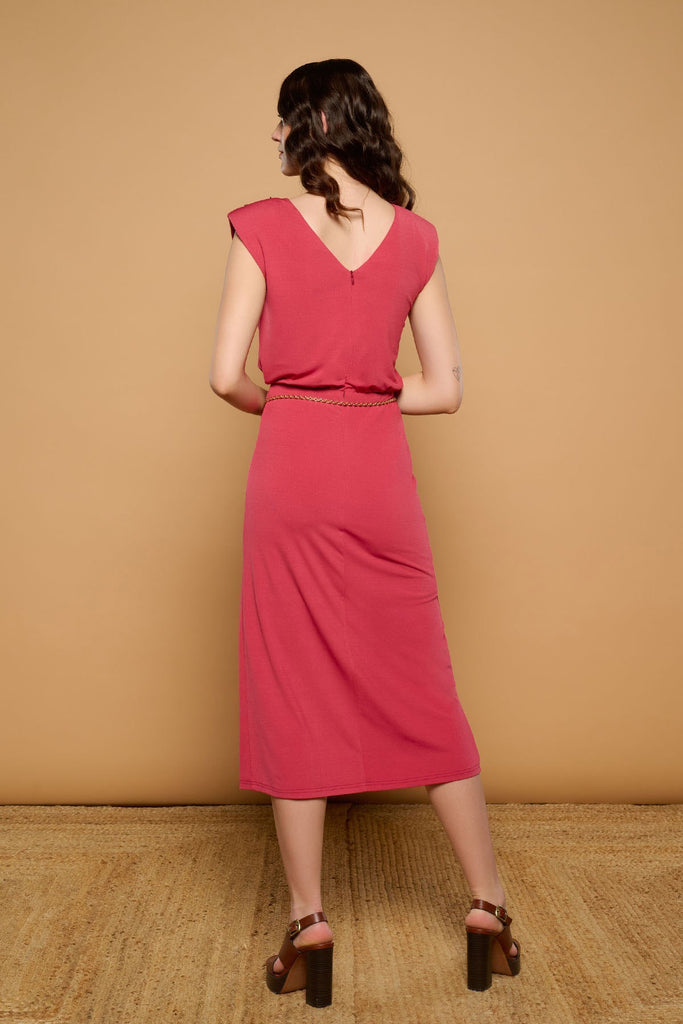 A2968B Holly Berry Chain Dress