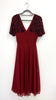 4-A1299 Tilly Burgundy Embellished Dress