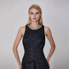 A2906 Patrizia Black Jacquard Dress