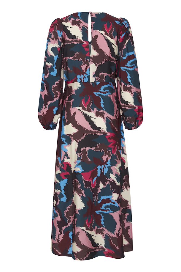 A1207 Multi Print Ibine Dress