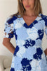A3146 Martina Crochet Dress Blue