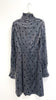 4-A1324 Belucci Dot Print Velour Dress