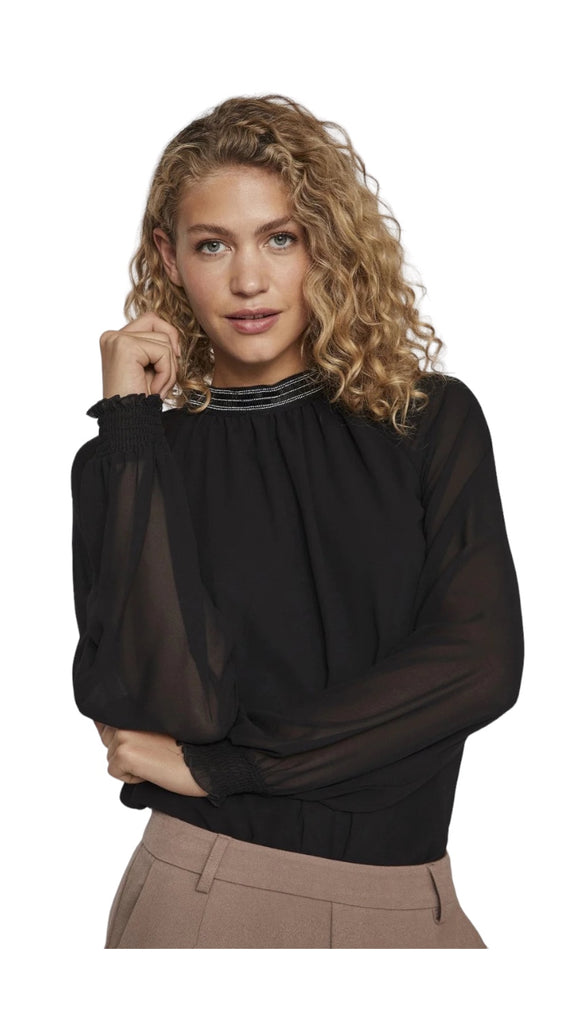 A1144 Vianlis Halter Top Black