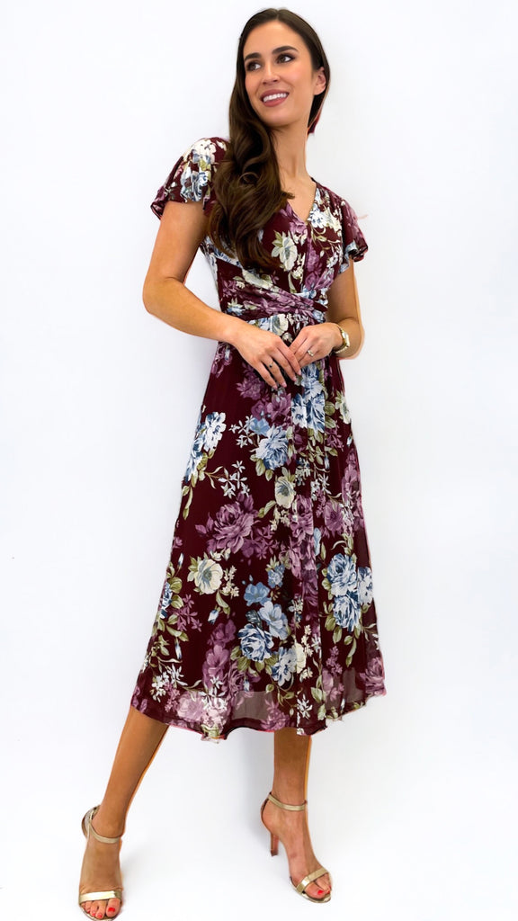 A0923 Scarlett Floral Dress