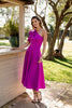 A2434 Esme Magenta Flare Dress