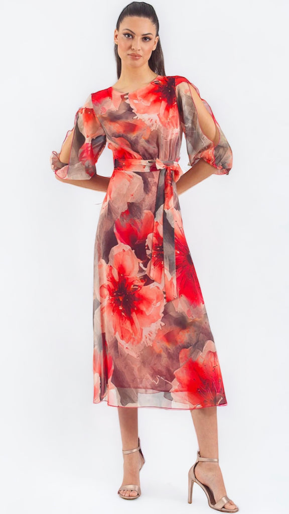A1083 Missy Cold Shoulder Dress Oj