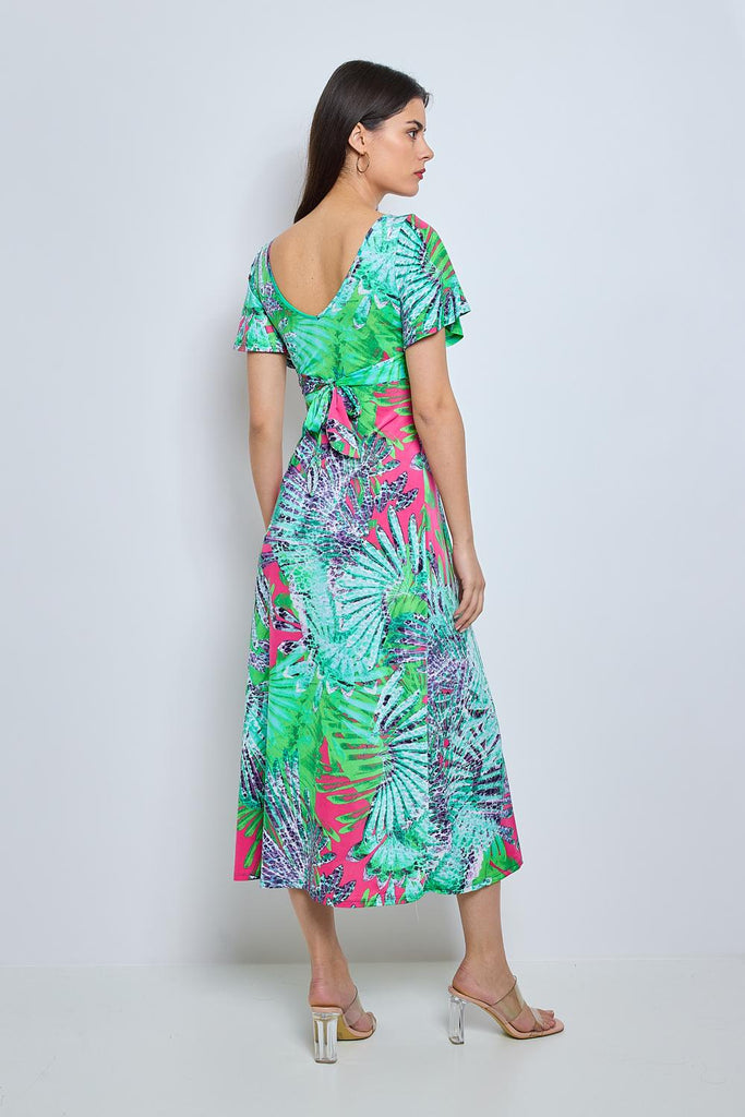 5-A0840 Analise Mint Print Dress