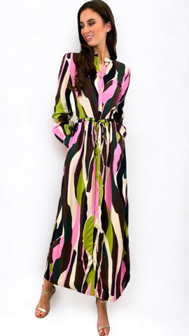4-A1020 Frmosa Multi Print Dress