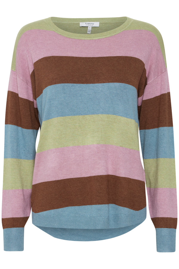 4-A0675 Pimba Stripe Fine Knit