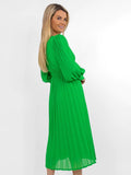 A1427 Hannah Midi Dress in Green