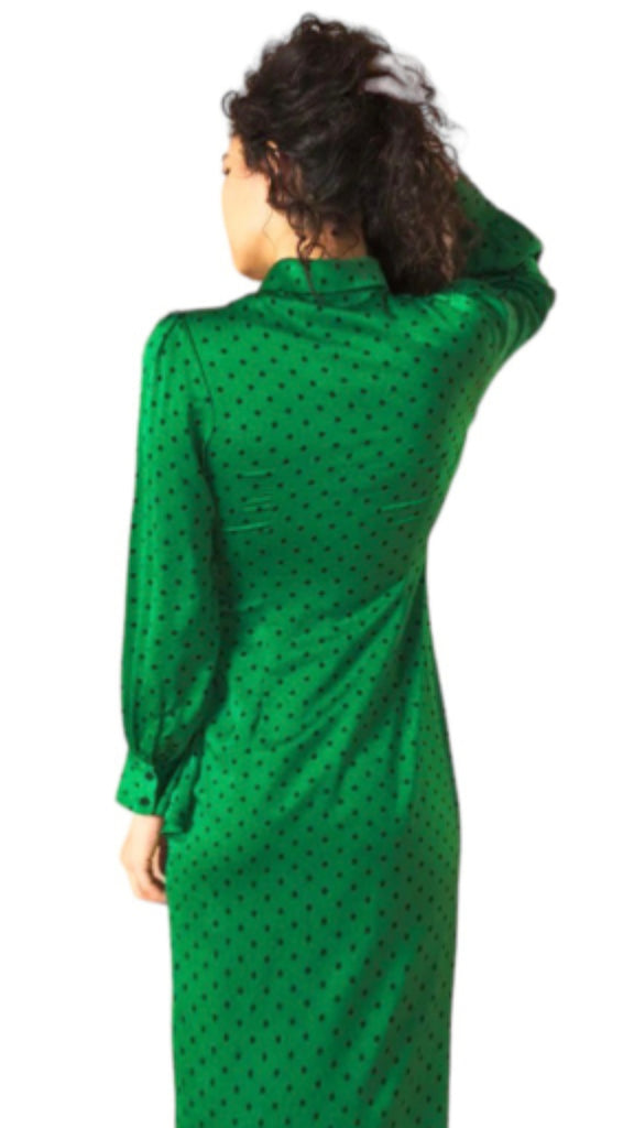 A1071 Ingrid Vintage Look Drape Dress