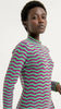 4-A1363 Perkins Stripe Knit Tunic Dress