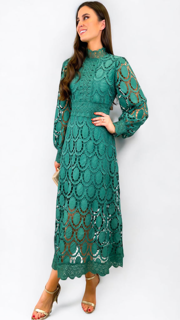 5-A1143 Avelina Crochet Dress