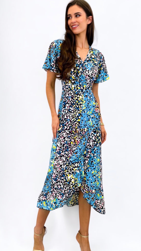 A0881 Quinn Aminal Print Dress