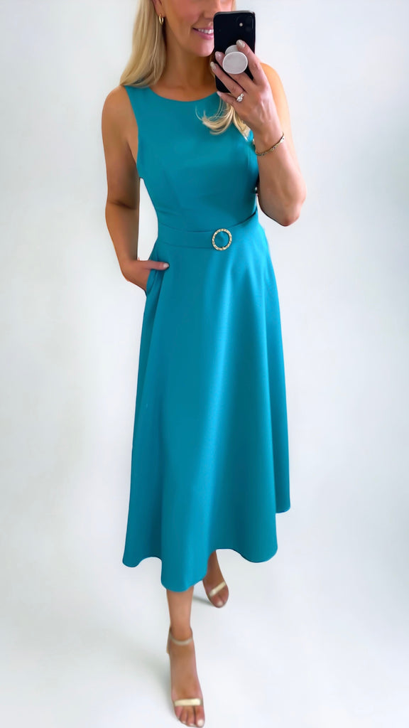A0932 Dallas Flare Dress