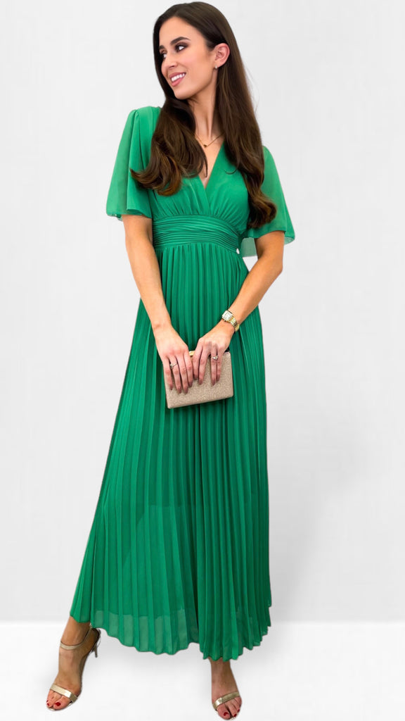 Pleated dresses online outlet
