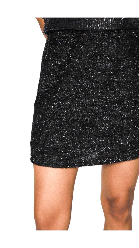5-A1145 Vimelisa Short Glitter Skirt