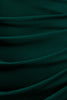 A3306 Laurette Green Asymmetrical Maxi Dress