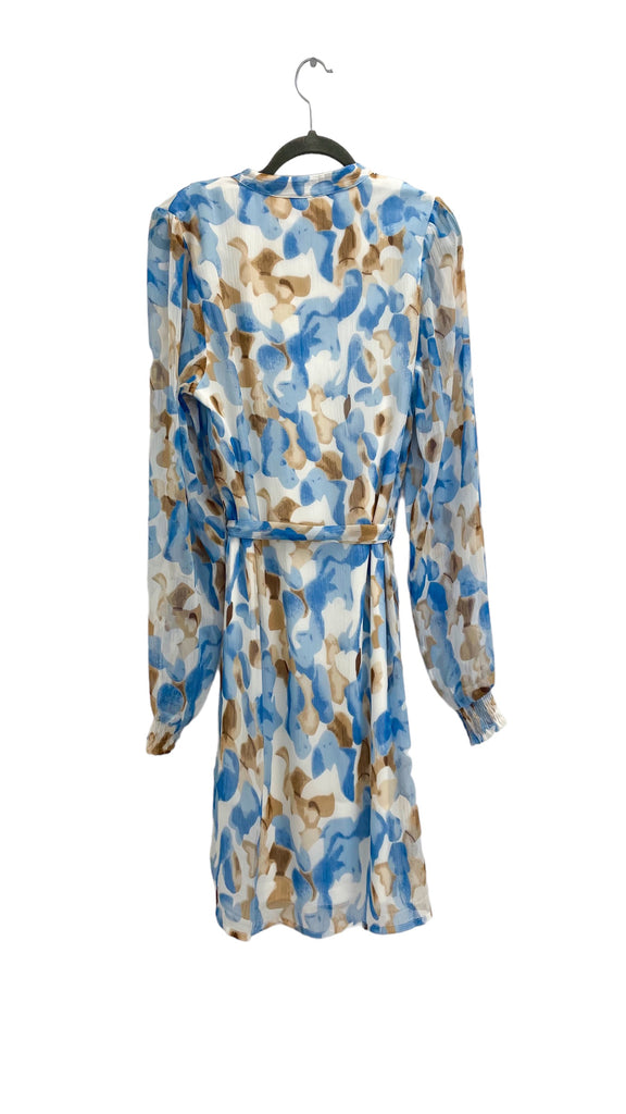 4-A1446 Falia Chiffon Blue Lapis Dress