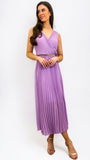A1365MM Lilac 2 Way Pleat Dress