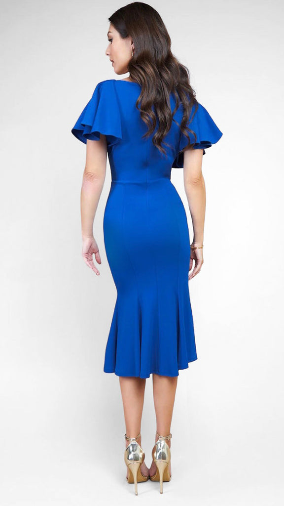 A1009 Goddess Fishtail Style Dress