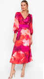 A1017 Marsali Vibrant Print Dress