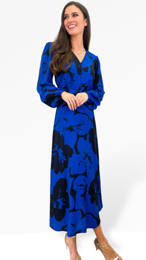A1012 Ibine Nautical Blue Dress