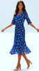 A3108 Royal Dotty Loose Top Dress