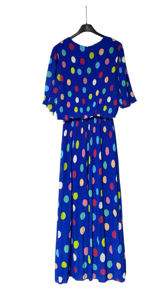 A3109 Royal Dotty Loose Top Dress