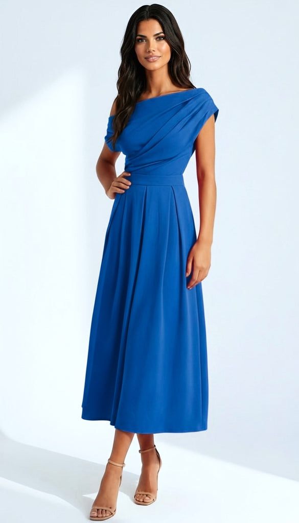 A3177 Niamh Royal Asymmetrical Dress